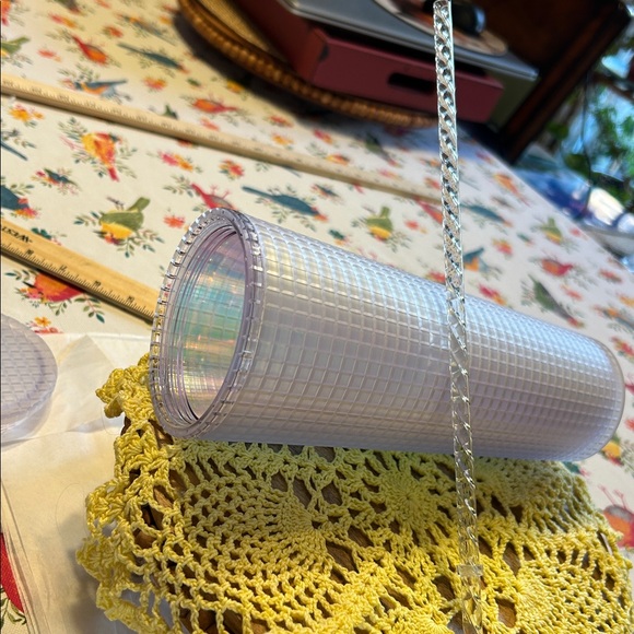 Starbucks 24 Oz Spring 2022 Iridescent Unicorn Grid Venti Tumbler NWT - Picture 12 of 15